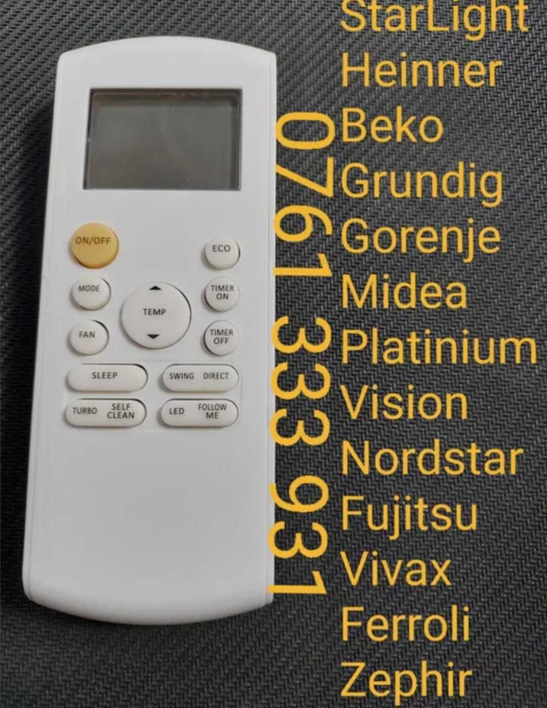 Telecomanda aer Telecomenzi aer conditionat