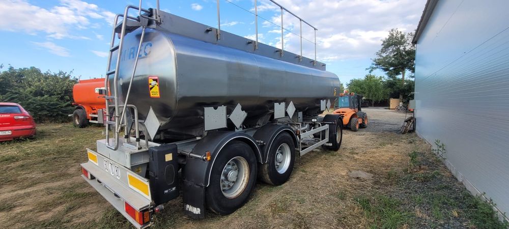 Cisternă inox 16500l,bazin apă,cisternă udat terasamente, rezervor apă