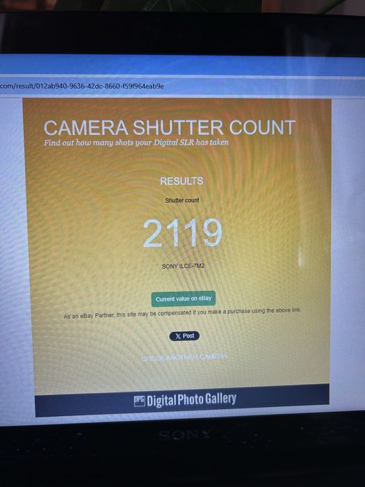 Sony A7ii 2119 cadre