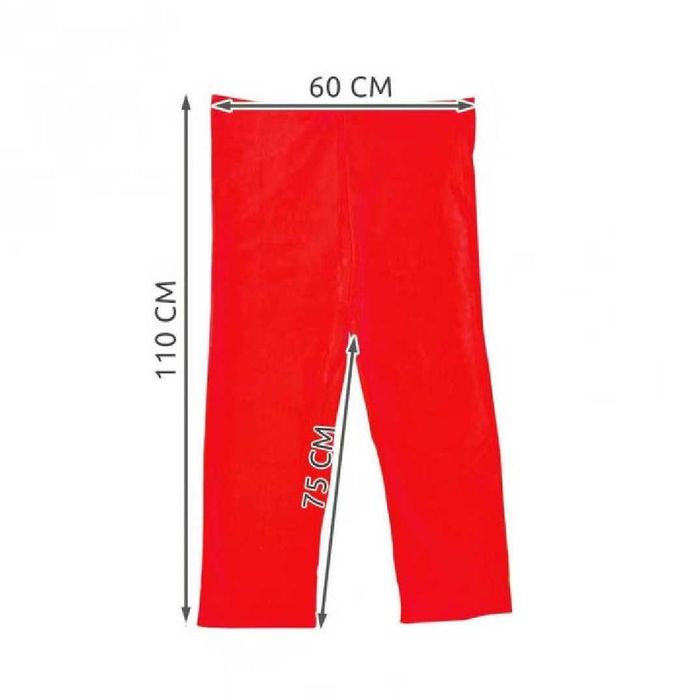 Costum lui Mos Craciun, 7 elemente / mânuși + sac cadouri