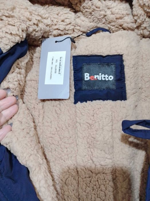 Парка на  11-12 лет бренд" Benitto люкс касество