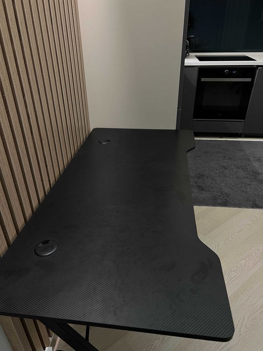 Birou Gaming/Office Negru 60x120cm