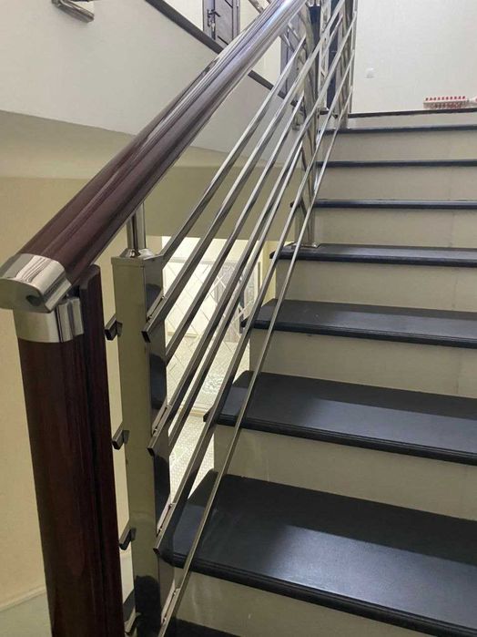 Нержавейка перила, козырёк, стеклянные перила, 250.000