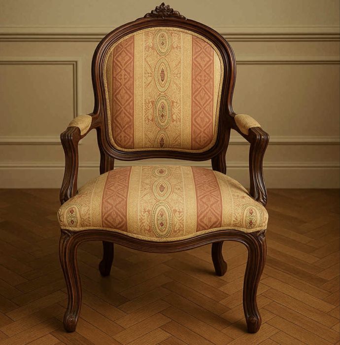 Антикварен детски кресло / стол – стил Louis XV