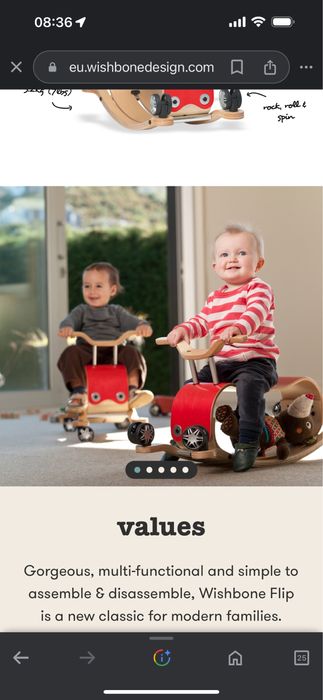 Количка-люлка Wishbone