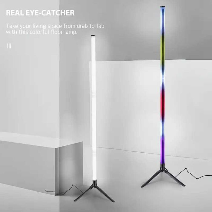 Смарт Лампа с промяна на цвета Smart RGB LED подова лампа