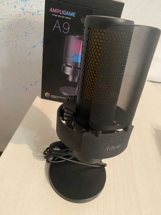 Продаю Микфрофон Fifine A9 в черном цвете