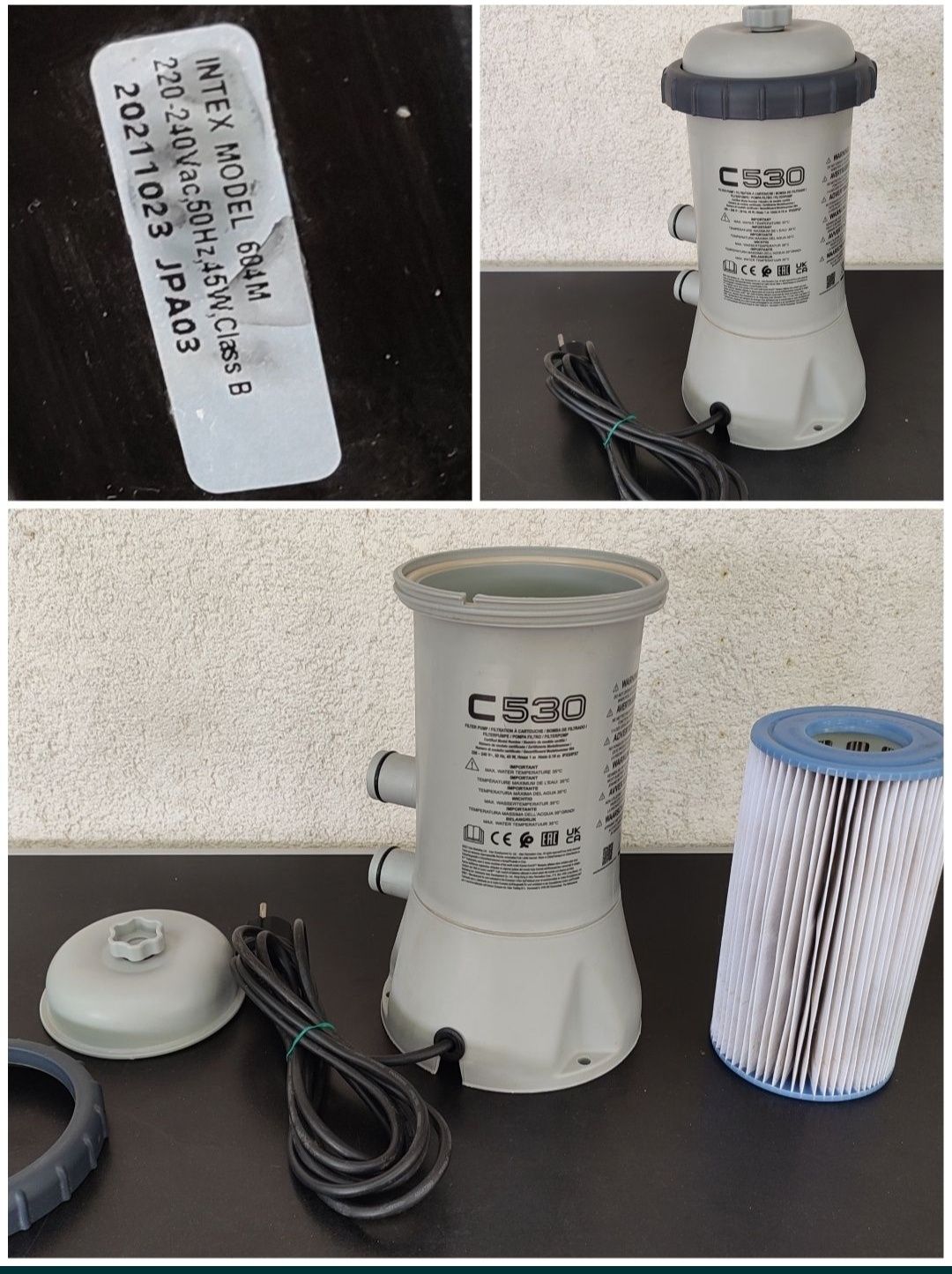 pompa aspirator piscina sterway 53011A intex c530 bile filtru cartus