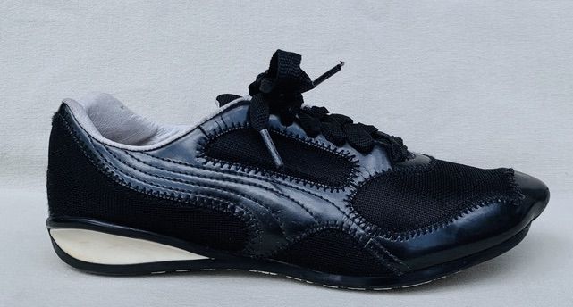 Alexander McQueen Puma Superbi Sneakers Adidasi Fashion Negru Original