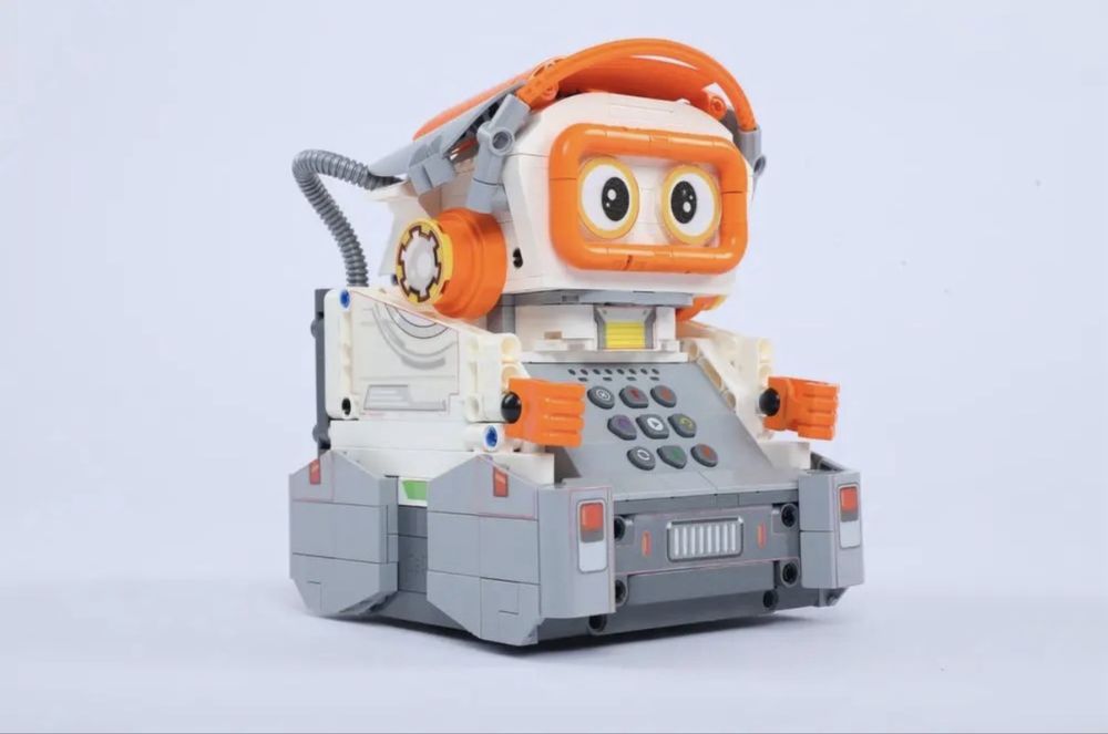 Robot de construit,programabil,de desen cu 460 de piese, copii 8 ani +