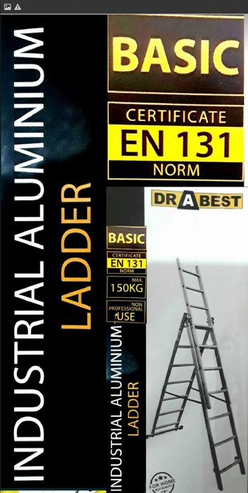 Scari din Aluminiu 3 x 7 trepte POLONIA NOI - 410 Lei Bucata