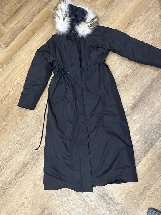 Парка утепленная длинная под Max Mara Турция 48-50 размер
