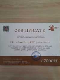 Сертификат на VIP-пакет от DalaCRAFTS