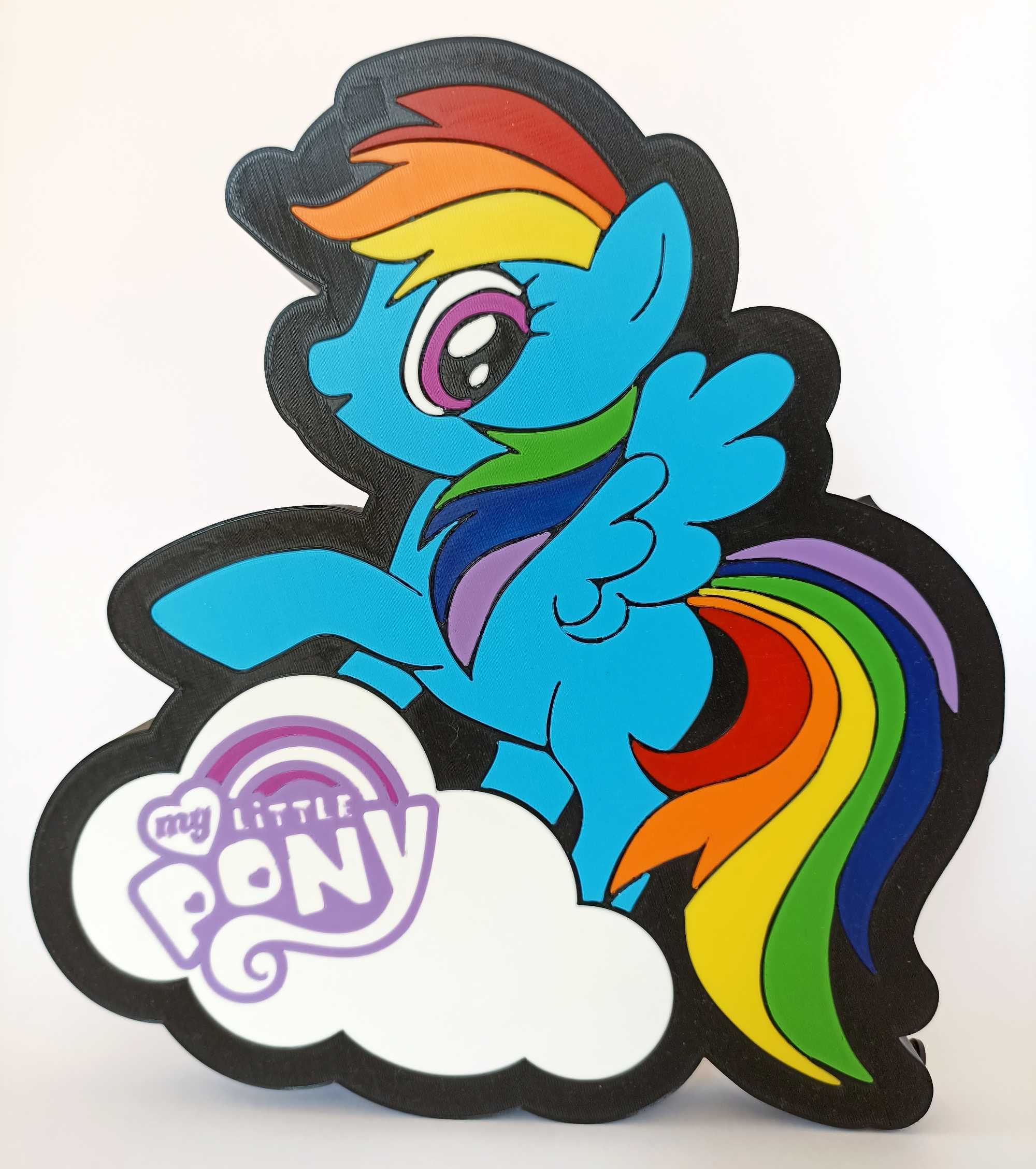 Детска нощна лампа с RainbowDash от My Little Pony!