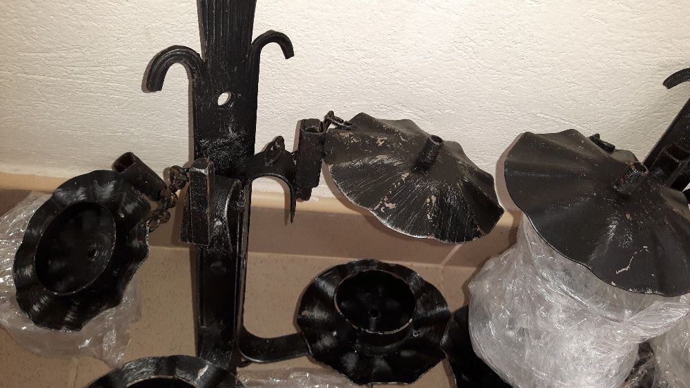 Corpuri iluminat rustice fier forjat