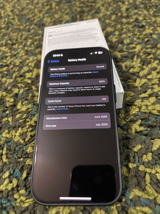 Iphone 16 PRO 128 GB black titanium