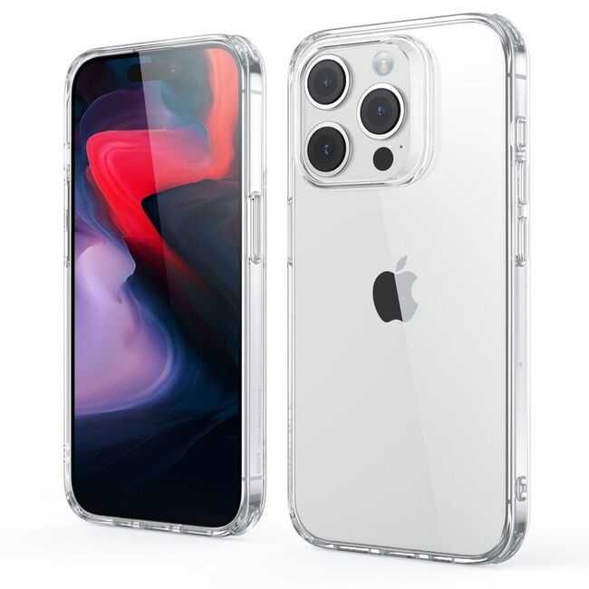 Husa iPhone 15 Pro, iPhone 15 Pro Max TPU Transparenta Ultra Slim