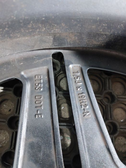 o janta  19 mercedes glb x247 w247 gla h247 cla c118 amg 7,5j et53 gri