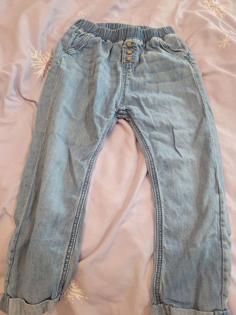 Blugi Zara si H&M + pantalon bumbac tip blug H&M marimea 110