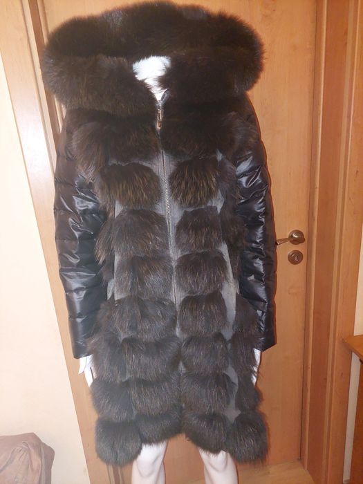 Зимни палта естествен косъм