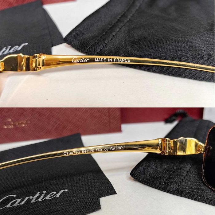 Слънчеви очила Cartier CT0473S gold