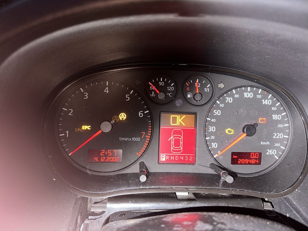 Km Audi A3 8l full fis