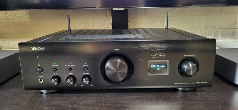 Denon PMA-900HNE, amplificator Hi-Res, streamer integrat, nou la cutie