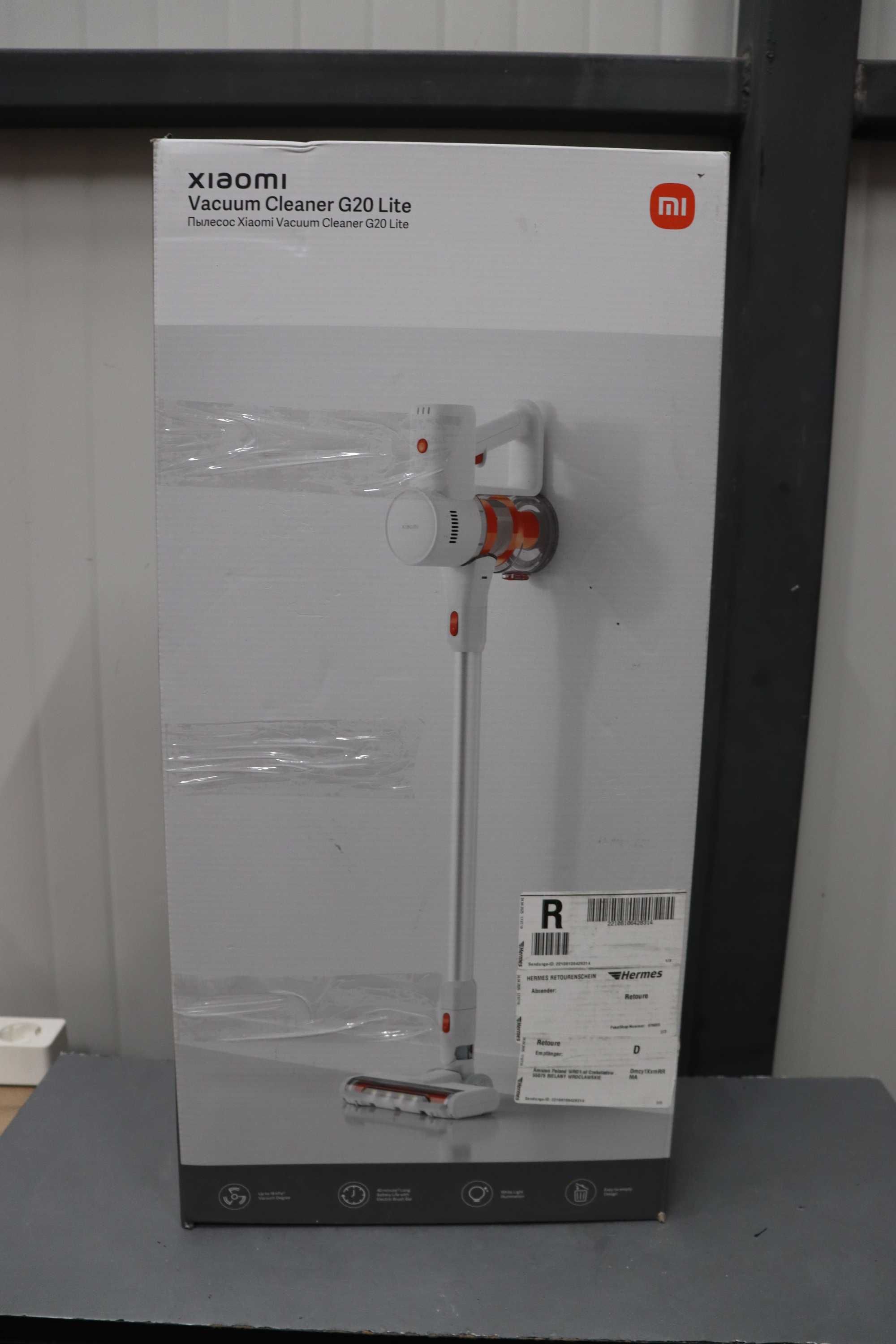 Безжична прахосмукачка Xiaomi G20 Liteдо 18 000 Pa, 2в1, LED