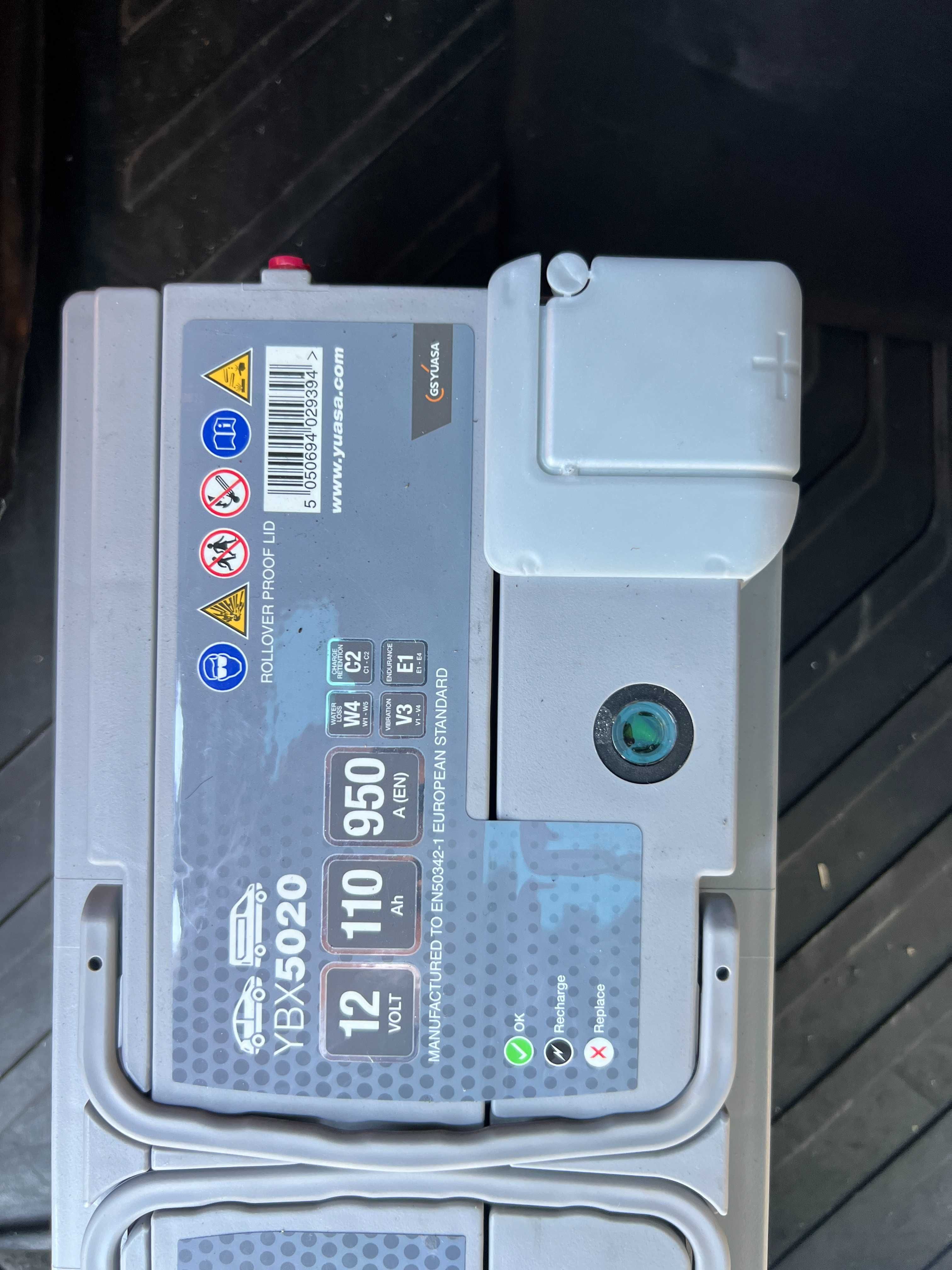 Акумулатор YUASA YBX 5000 №5020 12volt. 110Ah. 950 A(EN)