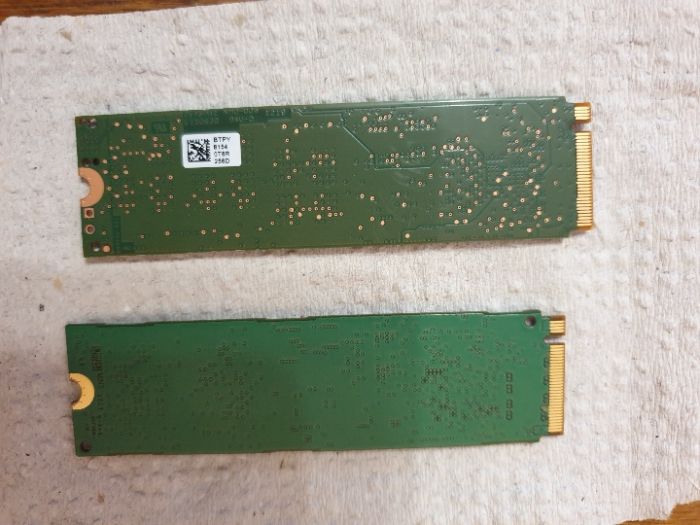 SSD 256Gb INTEL LENOVO LiteON originale  M.2 PCIe NVMe testate