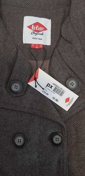 Дамско есенно палто LEE COOPER 80% вълна