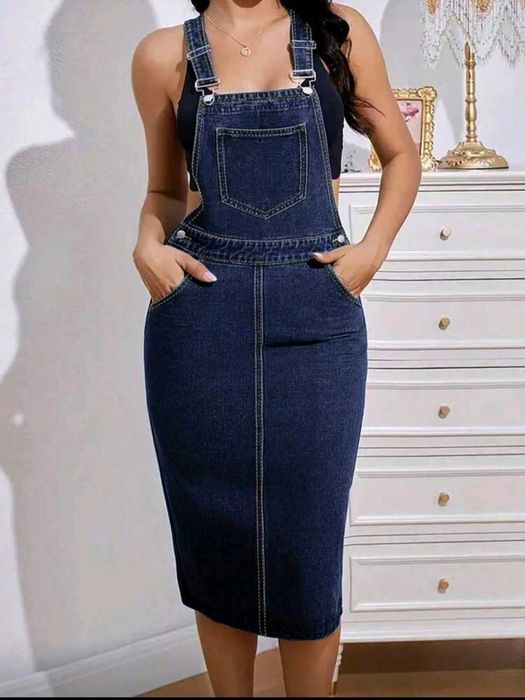 Salopeta denim marimea xl