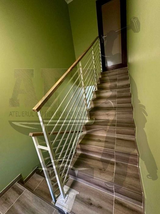 Balustrade interior,exterior, vopsire in camp electrostatic