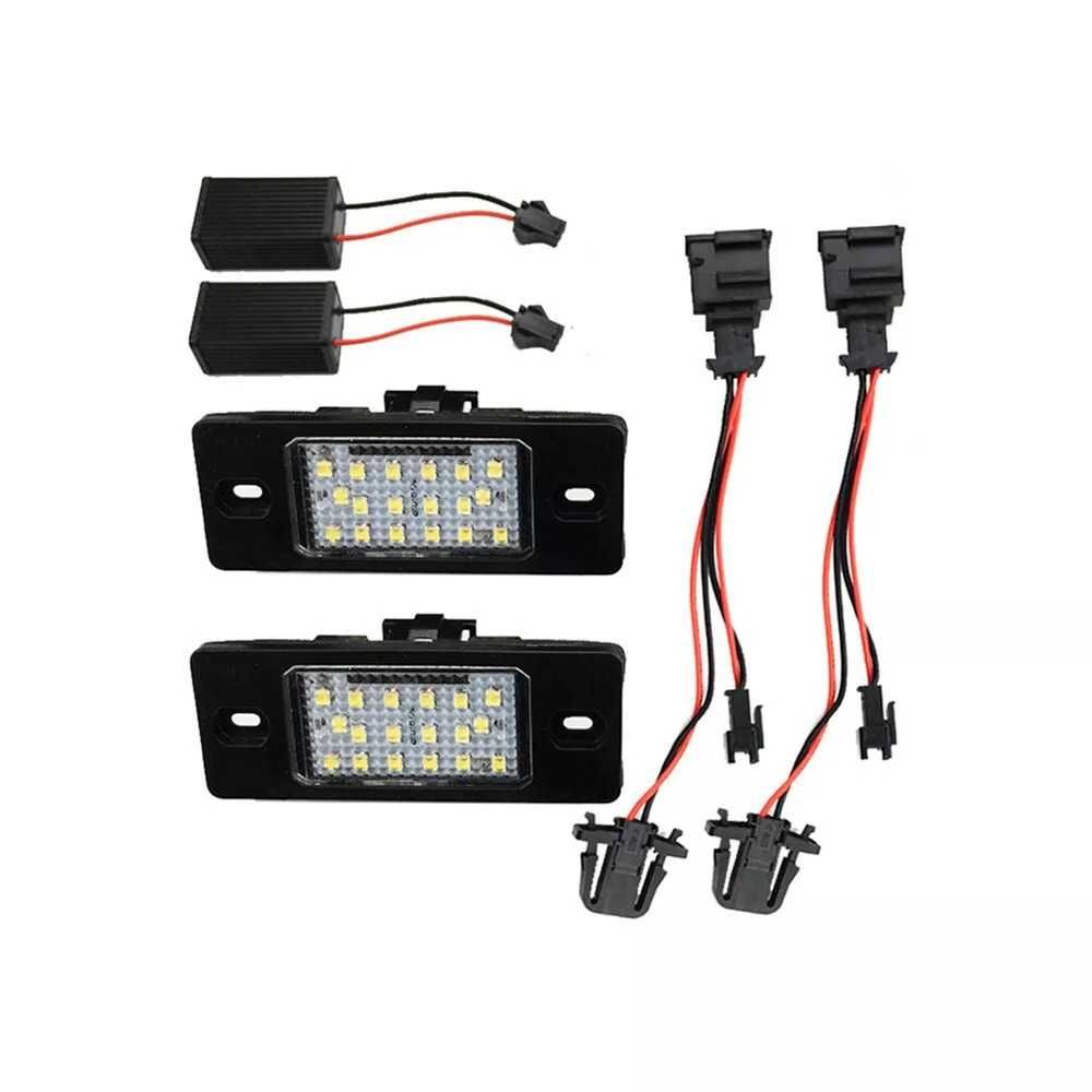 LED плафони  заден номер VW Tiguan, Golf, Passat, Porsche Cayenne