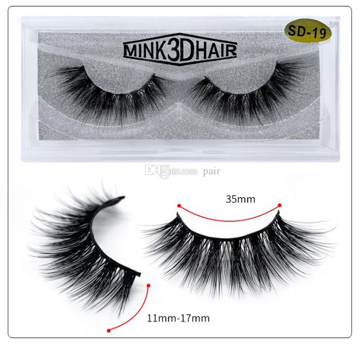 Mink 3D Hair False Eyelashes Изкуствени мигли