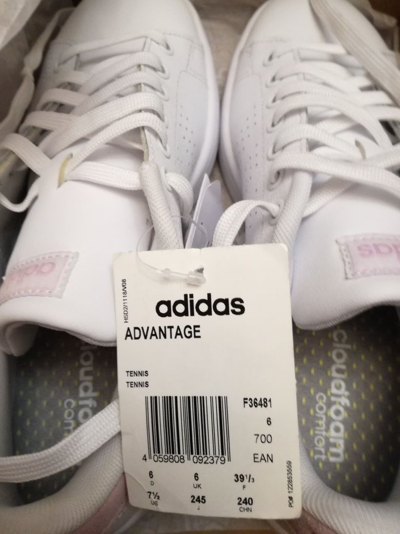 Маратонки Adidas advantage tennis размер 39.5