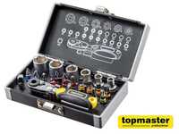 Накрайници с тресчотка 26 части, 1/4", Topmaster Pro 330157