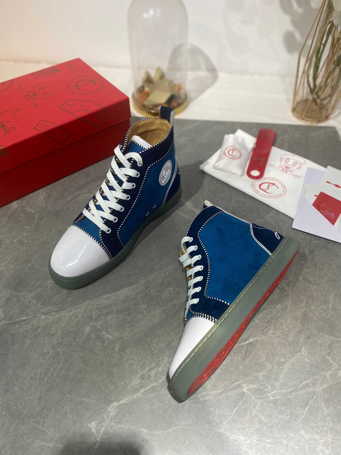 Adidasi Christian Louboutin High - Premium