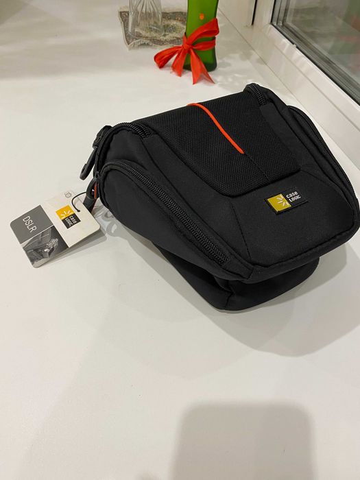 Сумка мужская ,черная , новая .