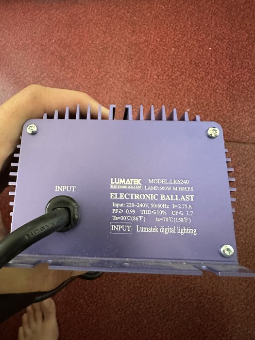 Lumatek LK6240 Balast digital profesionist 600W reglabil