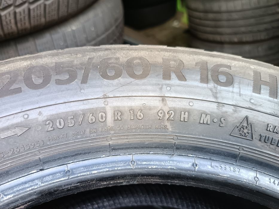 Anvelope MS iarna 205 60 16 continental 2023 6mm
