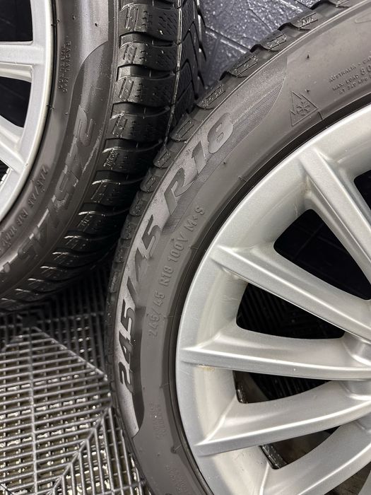 Jante BMW R18 245/45 cu cauciucuri Iarna Pirelli si senzori presiune