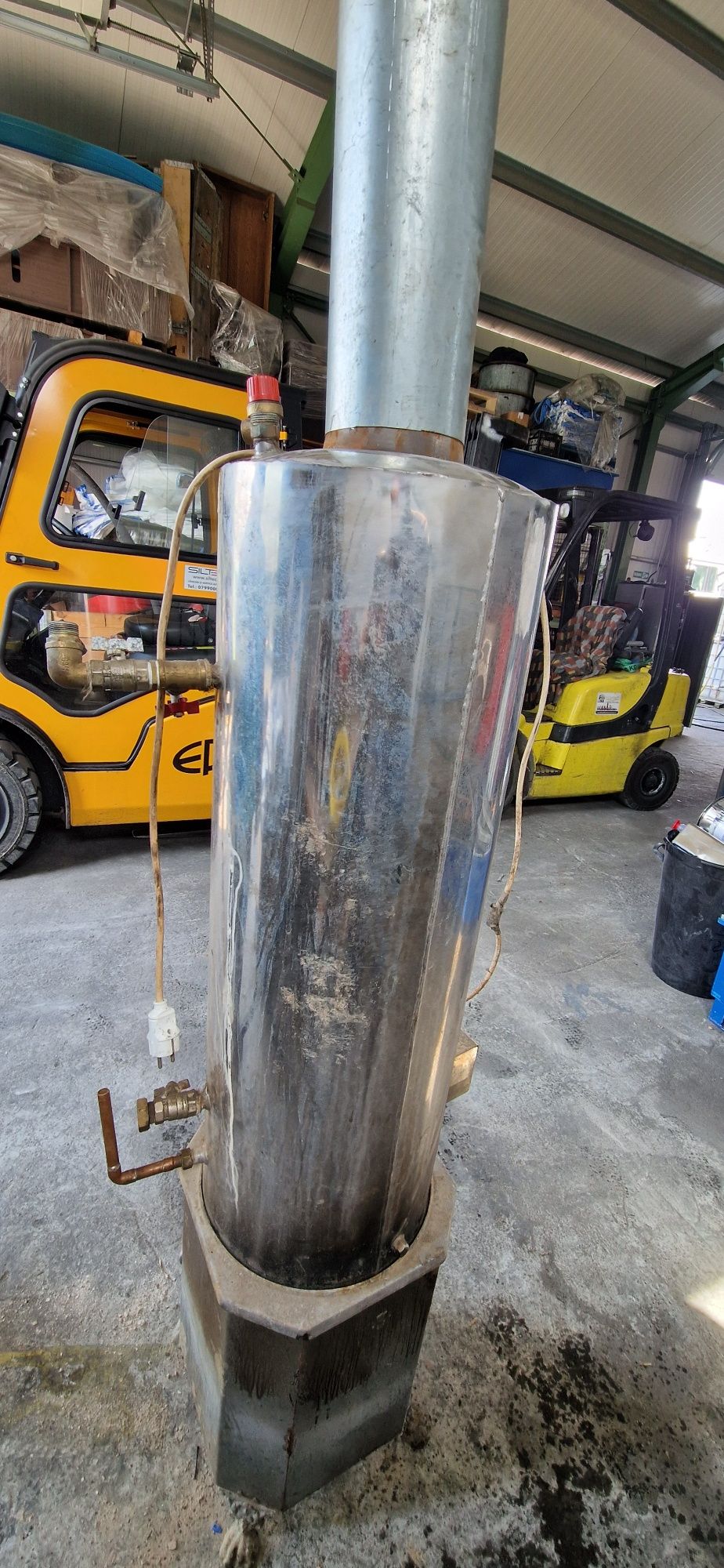 Ansamblu boiler inox