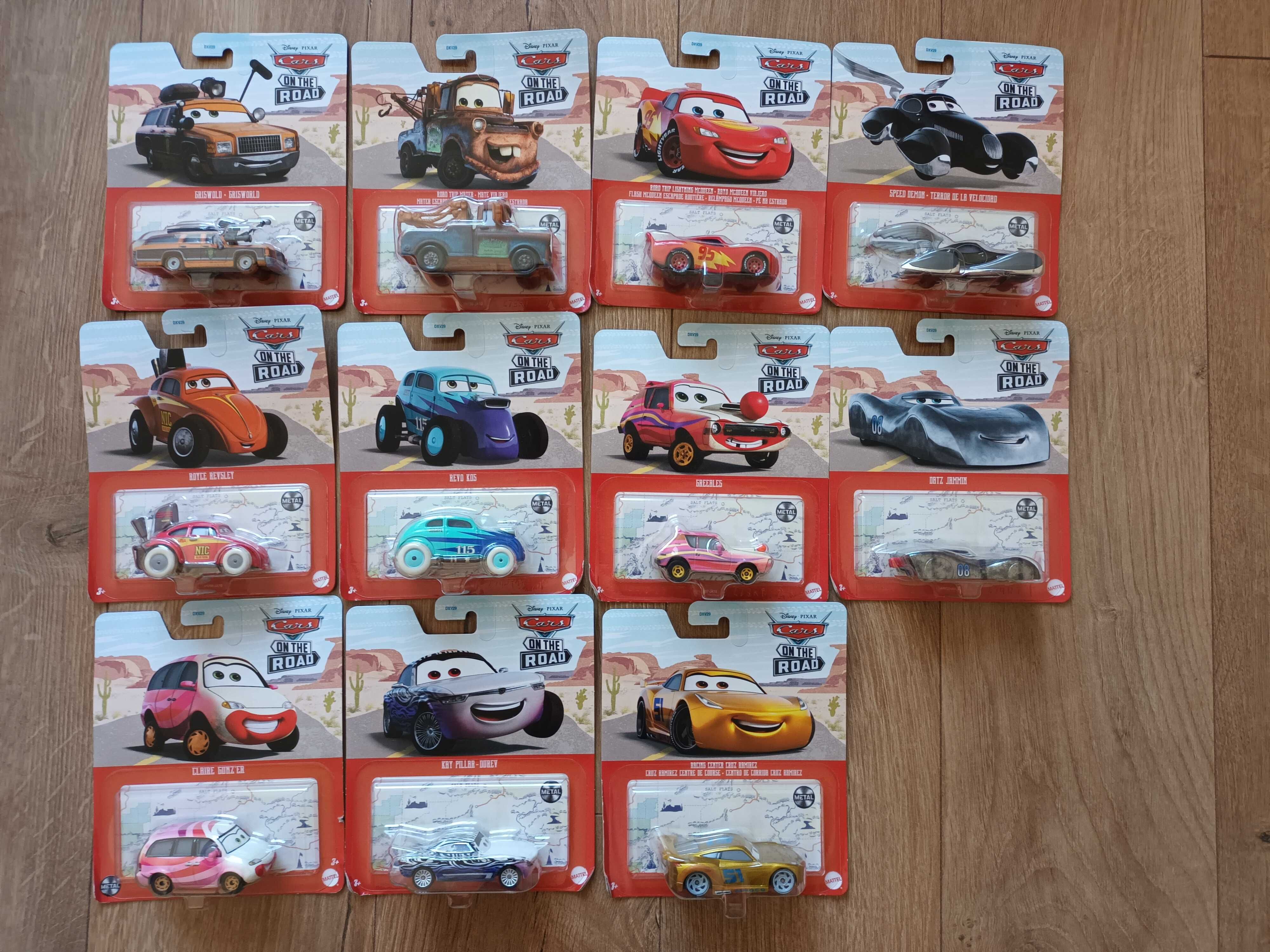 Disney cars Fulger McQueen on the road 11 masinute