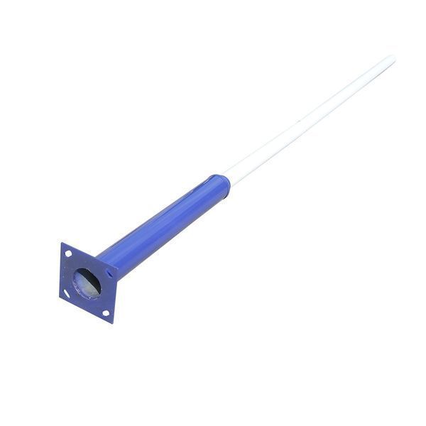 Стоманен стълб за осветление 4 м с бетонен монтажен фланец breckner ge