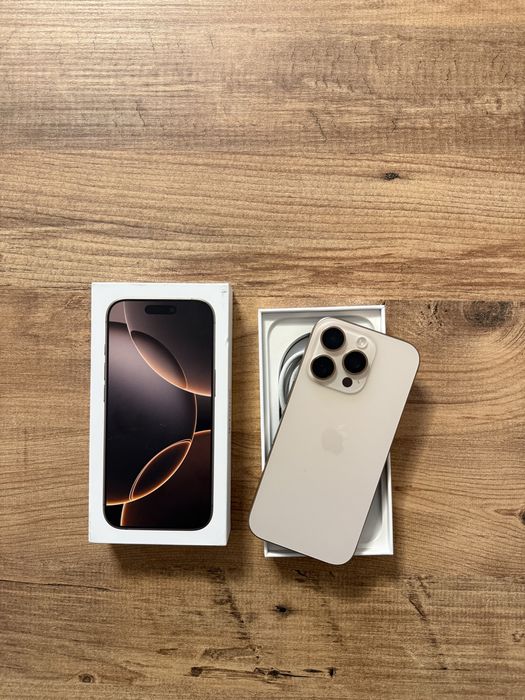 IPhone 16 PRO 512 ГБ като НОВ ! Desert Titanium