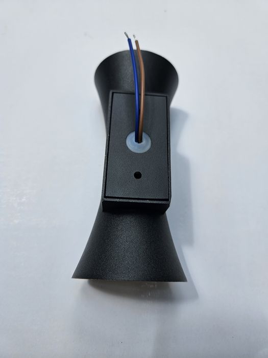 Aplica exterior 10W, Negru cu Auriu