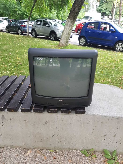 Televizor TV Romanesc Monitor Tub Catodic CRT Decor Decoratiuni Rabla