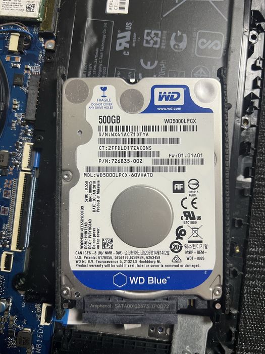 Жесткий диск HDD 2.5 500gb