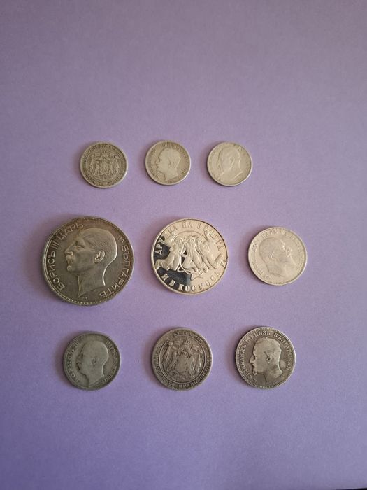 Огромен лот Български банкноти и монети